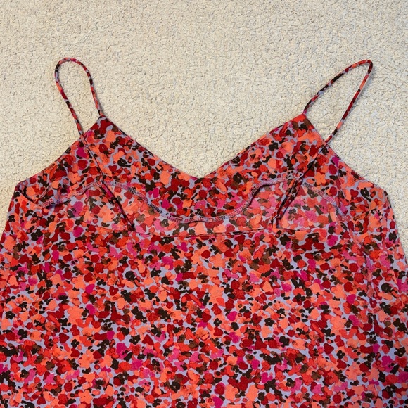 Nine West Bright Pink & Orange Floral Spaghetti-Strap Cami - Picture 5 of 5